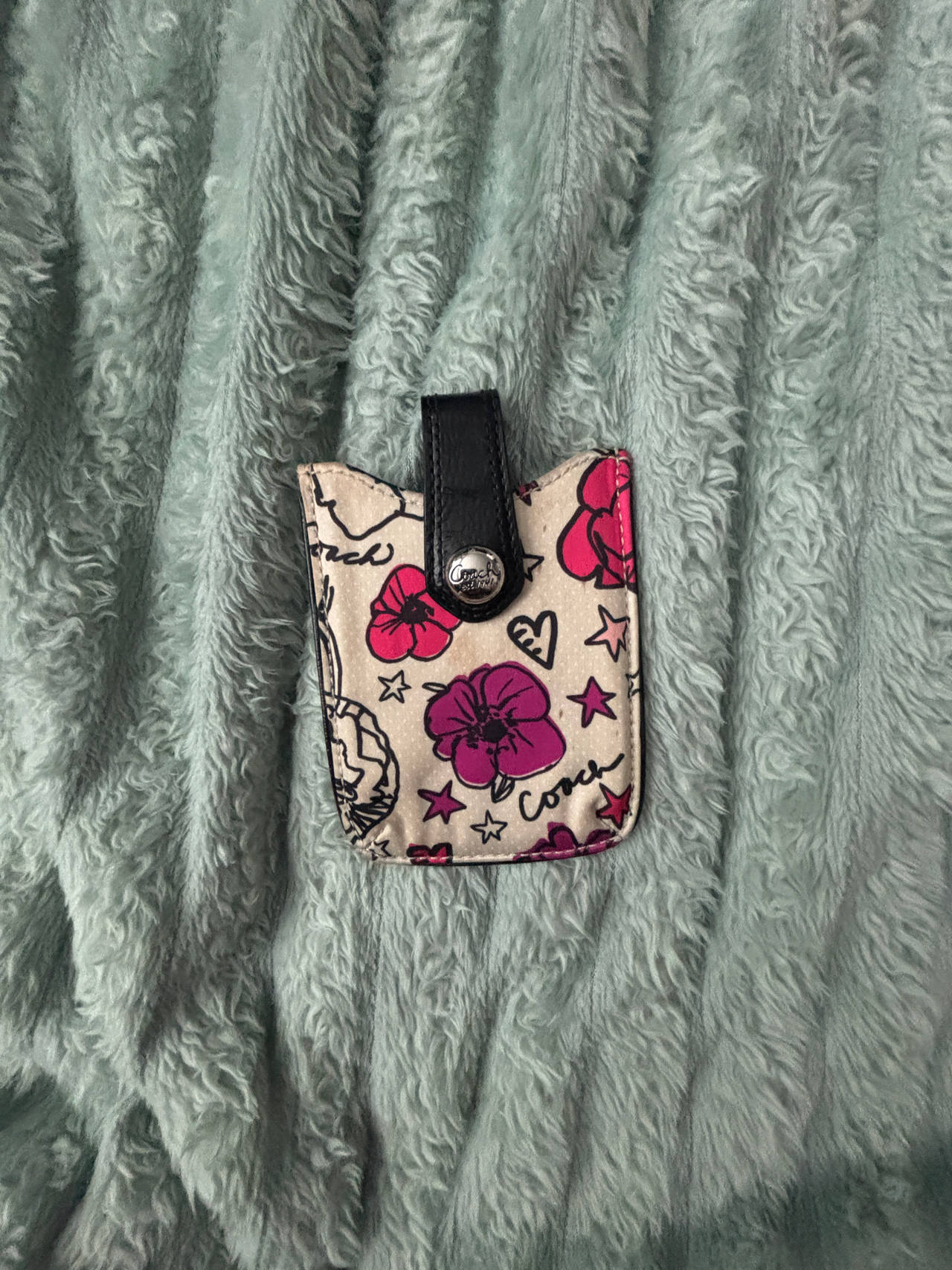 Small Floral Fabric Pouch