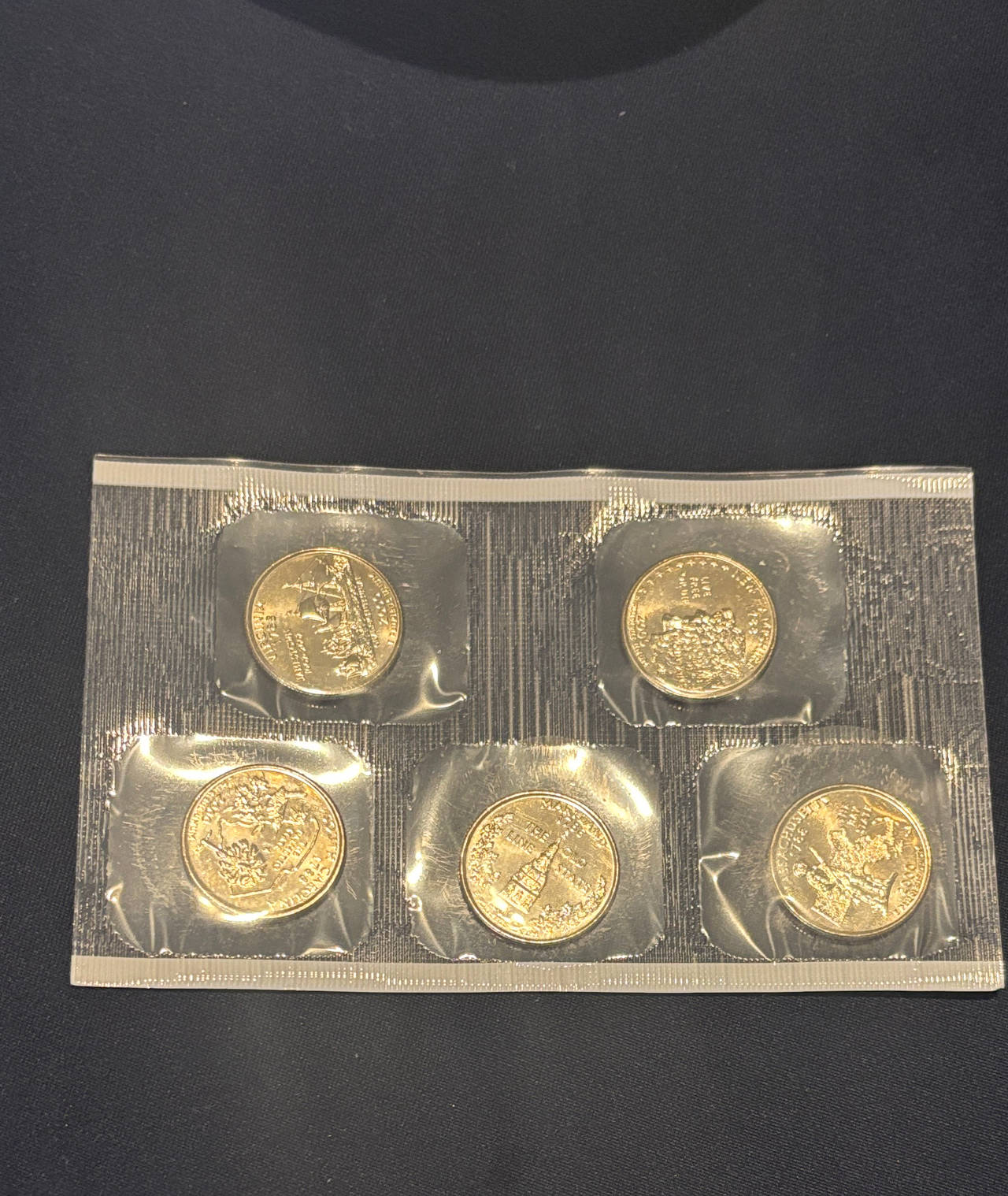 2000 Gold Plated 50 State Quarters Set