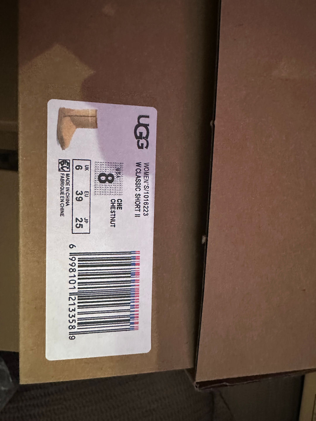 UGG Women's Classic Short II Chestnut