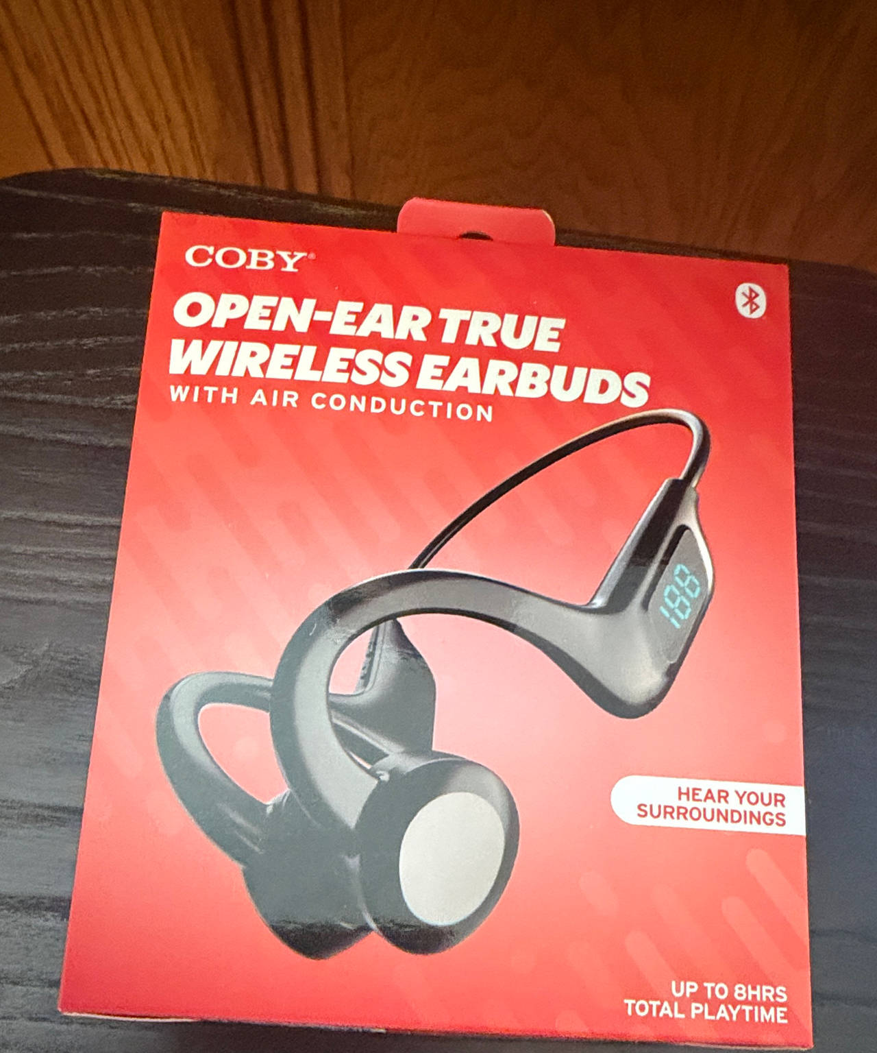Coby Open-Ear True Wireless Earbuds with Air Conduction