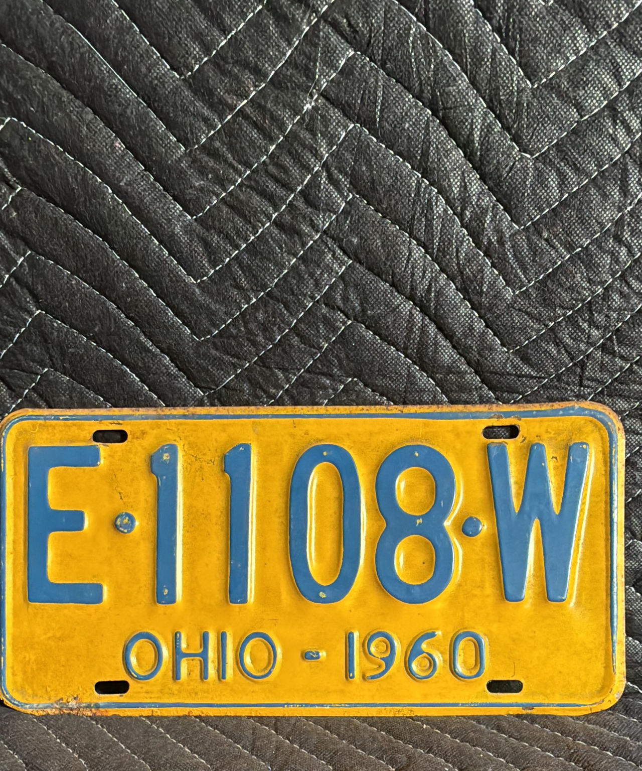 1960 Ohio License Plate