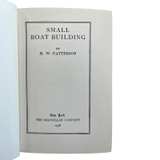 Small Boat Building by H. W. Patterson (Hardcover) 1938 - Image 2