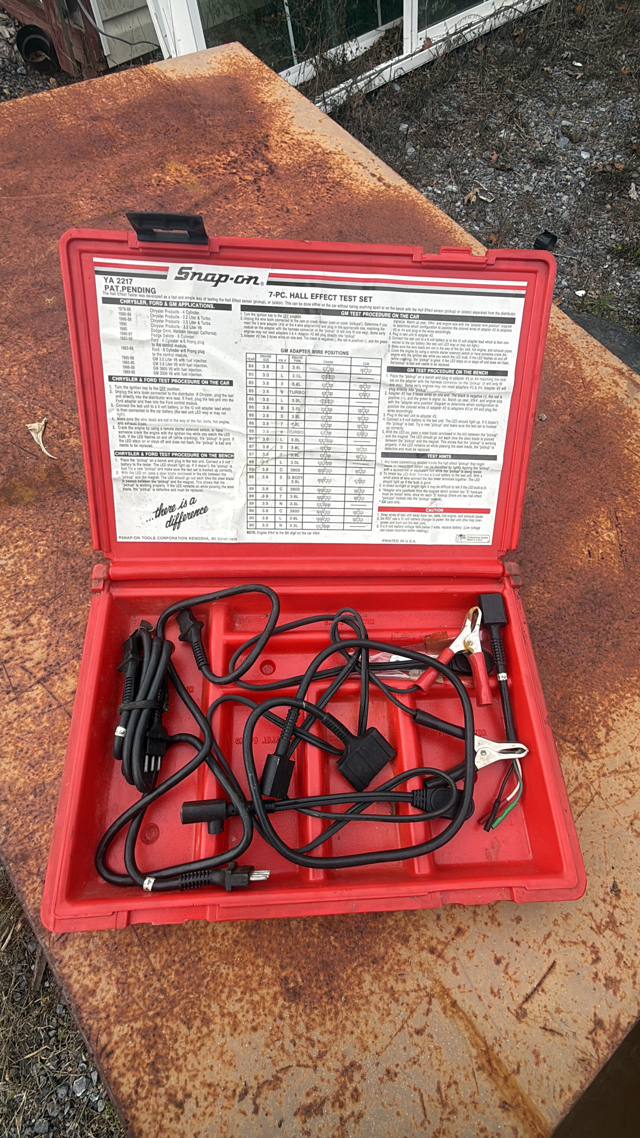 Snap-on 7PC Hall Effect Test Set