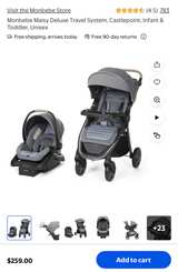 Monbebe Deluxe Travel System S-36 NEW IN BOX - Image 6