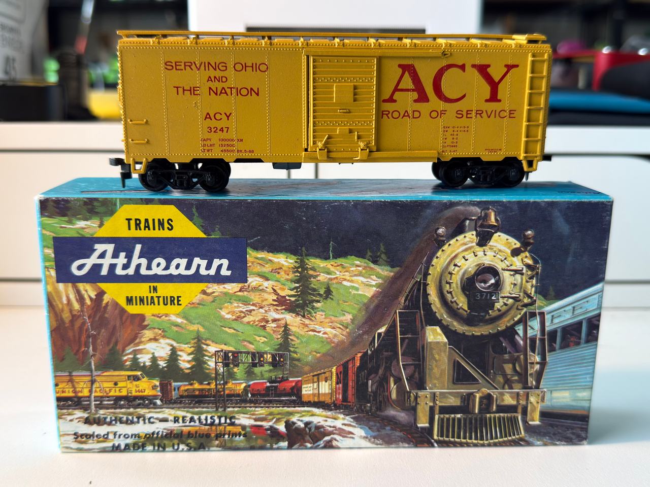 Athearn HO Scale ACY 40' Boxcar #3247