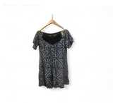 Off-Shoulder Printed Dress - Image 1