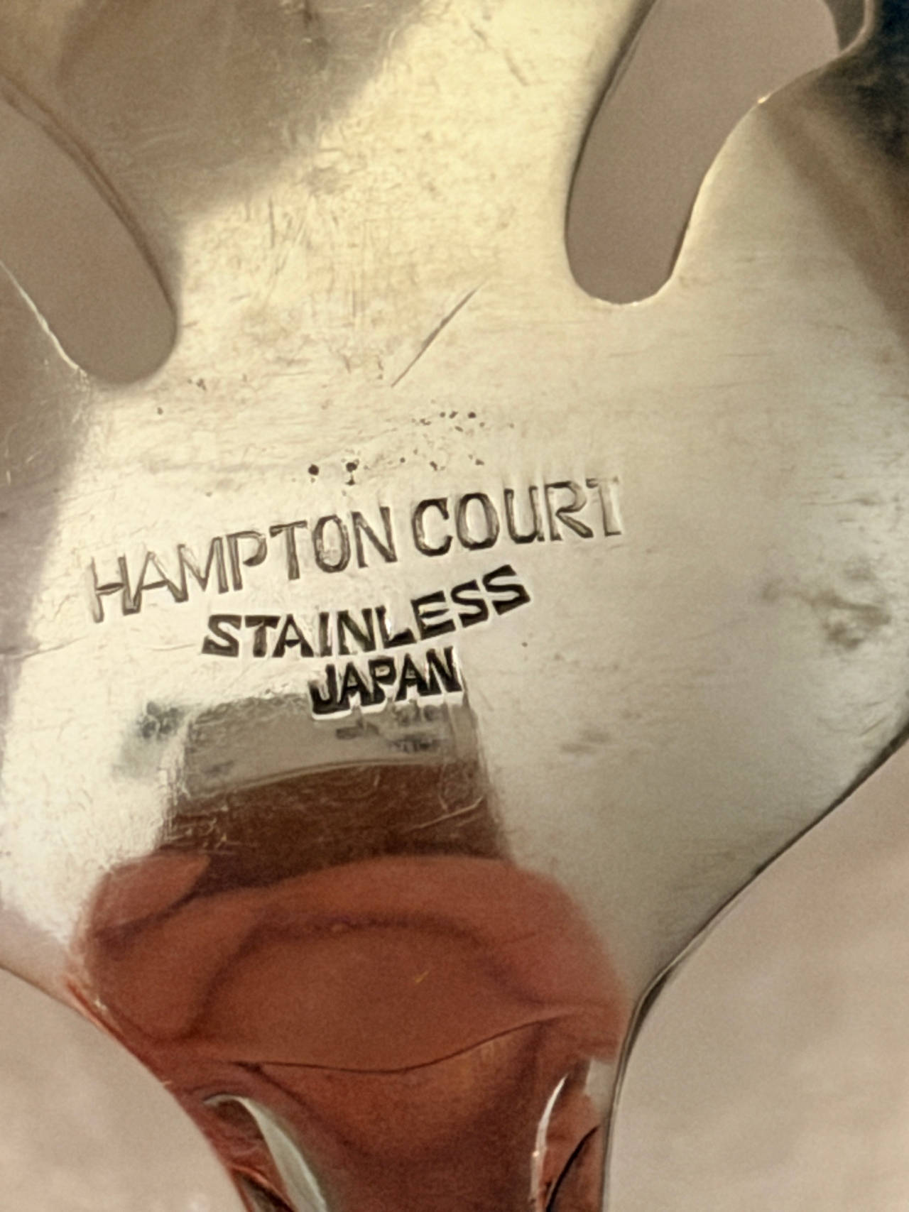 Hampton Court Stainless Steel Flatware Serving Piece Slotted Spoon