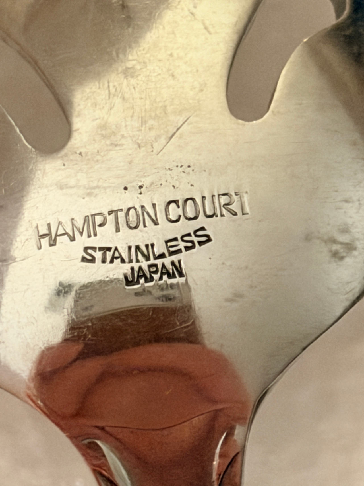Hampton Court Stainless Steel Flatware Serving Piece Slotted Spoon