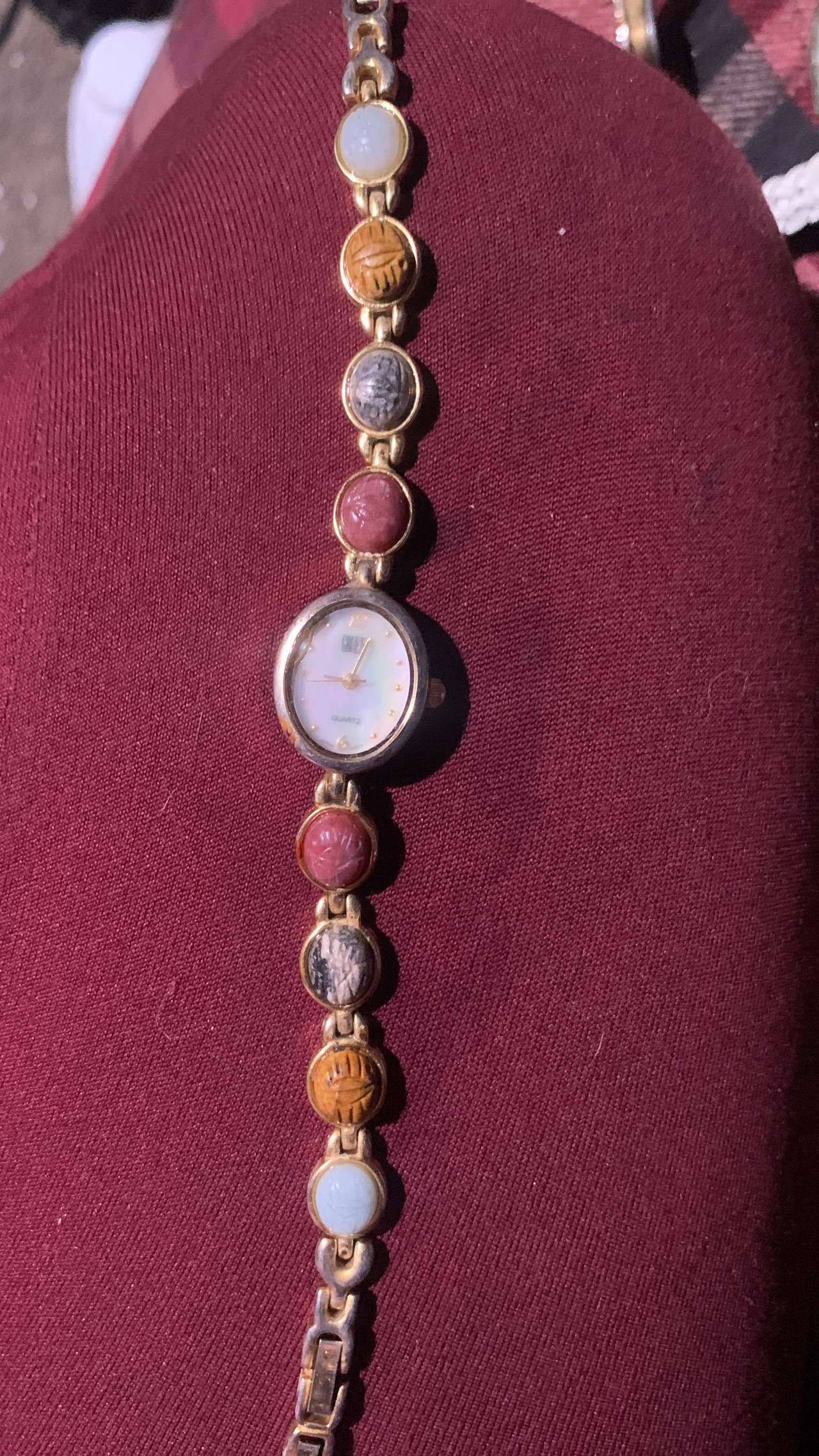 Vintage Scarab Bracelet Watch