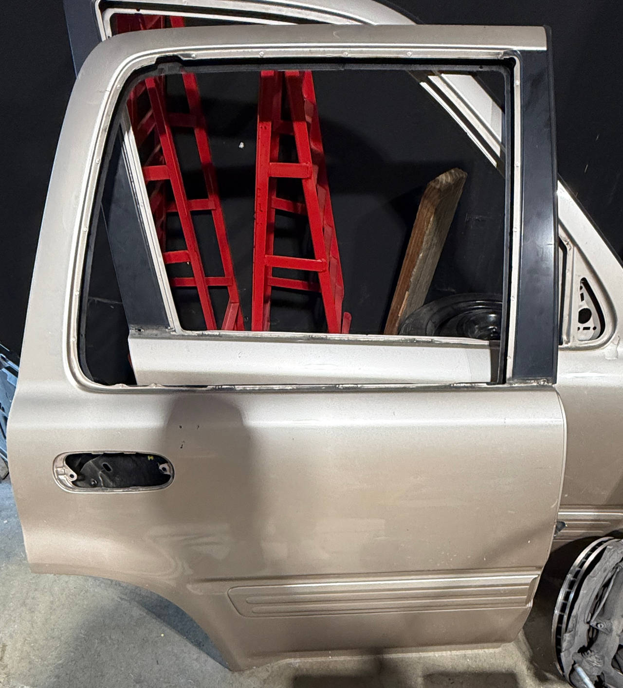 1999-2004 Chevrolet Tracker Rear Passenger Side Door Shell