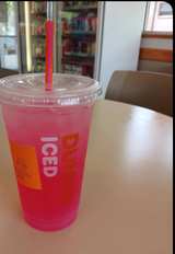 Dunkin' Strawberry Dragonfruit Refresher with Lemonade - Image 2