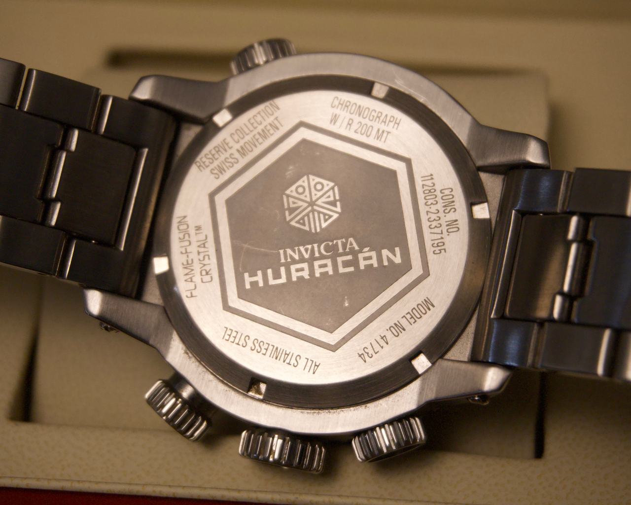 Invicta Reserve Huracán 53 mm Chronograph – Swiss Quartz (Excellent Condition)