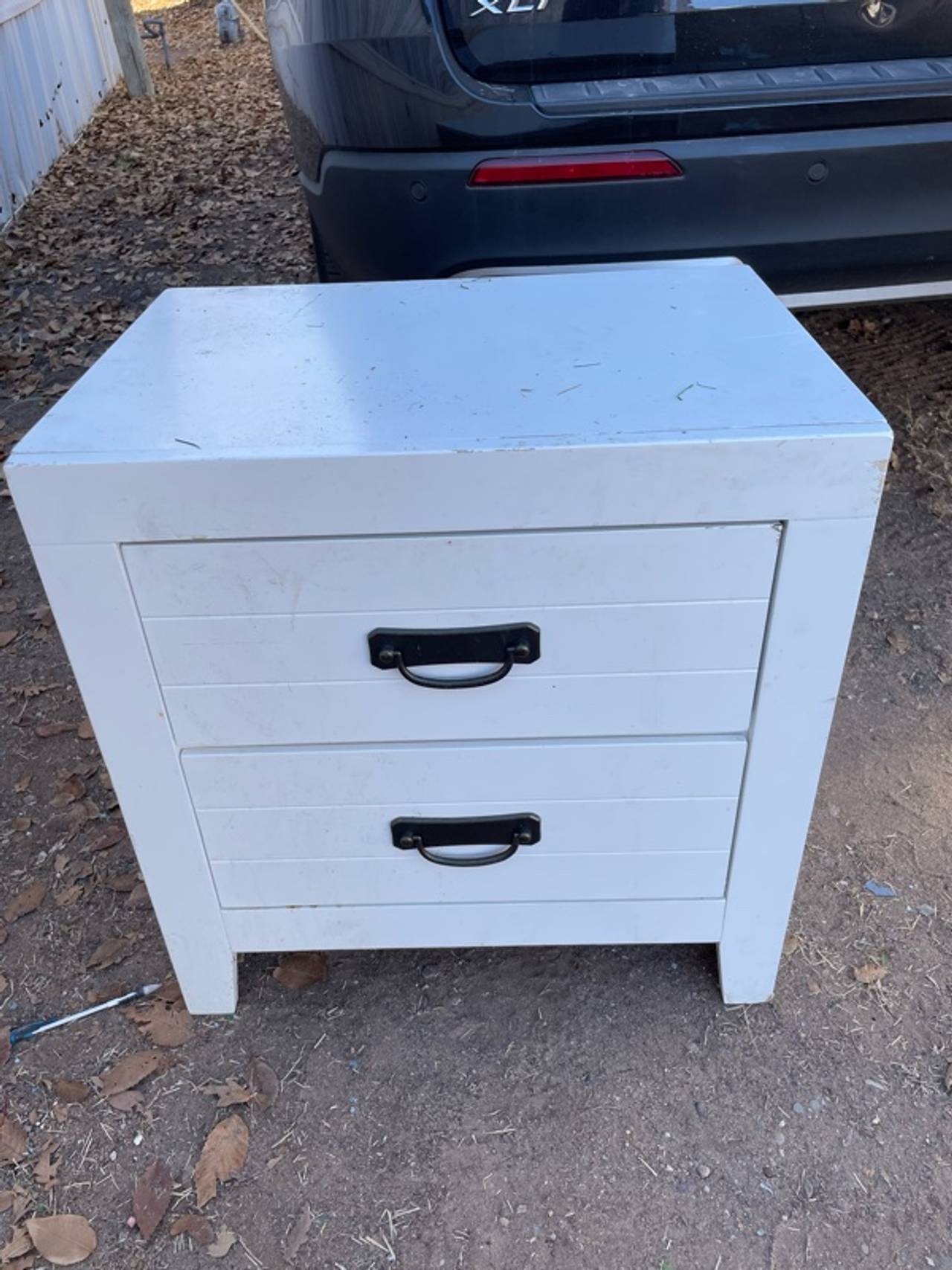 Ashley Binterglen White Nightstand