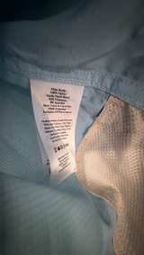 New Eddie Bauer Women's Mountain Short Sleeve Shirt large light blue - Image 4
