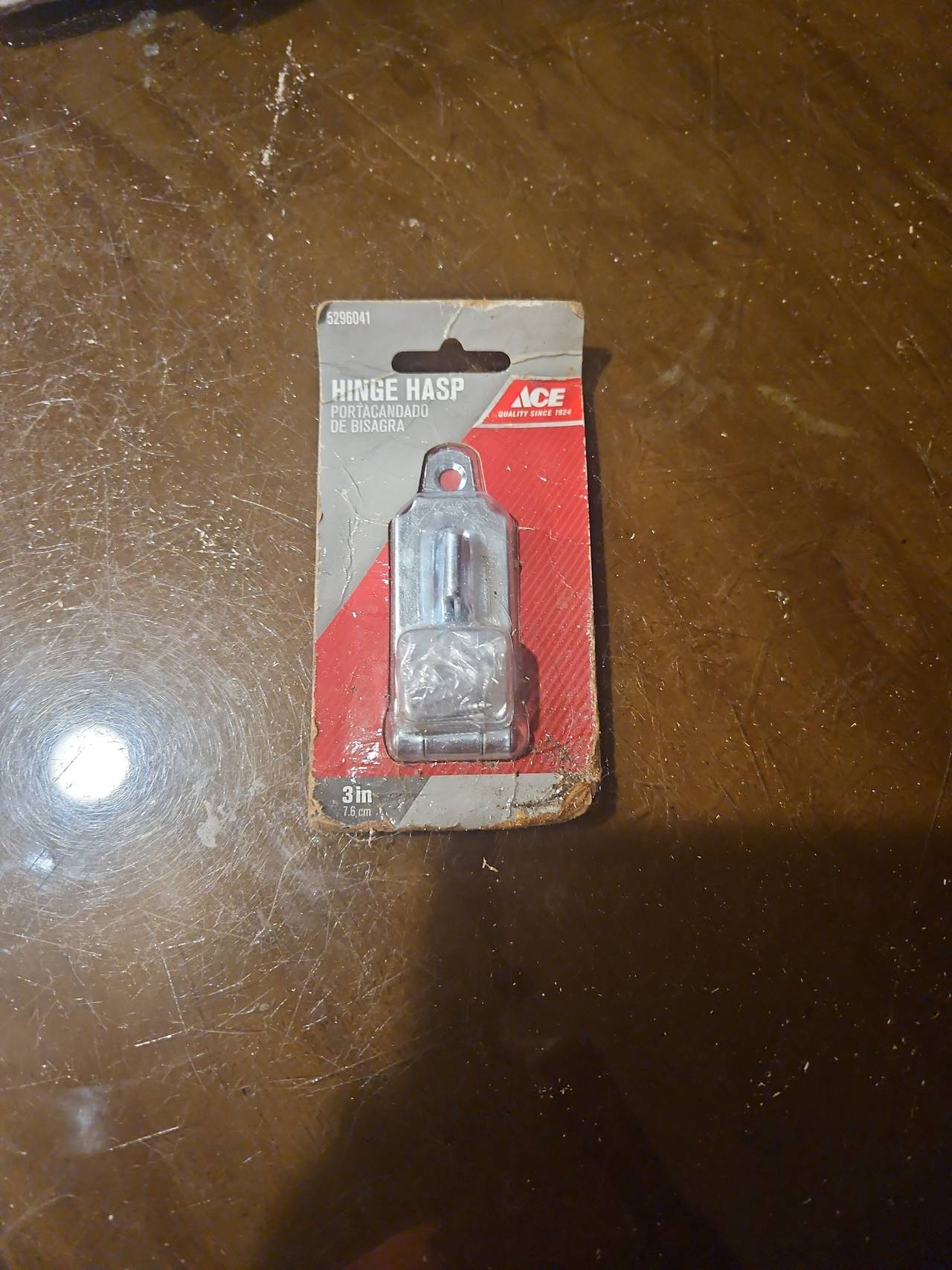 Ace 3 in. Zinc Hinge Hasp