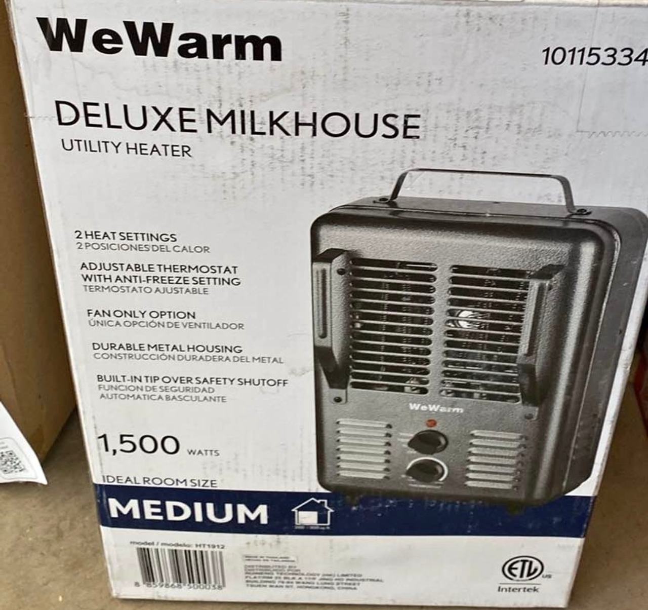 WeWarm Deluxe Milkhouse Utility Heater HT1912