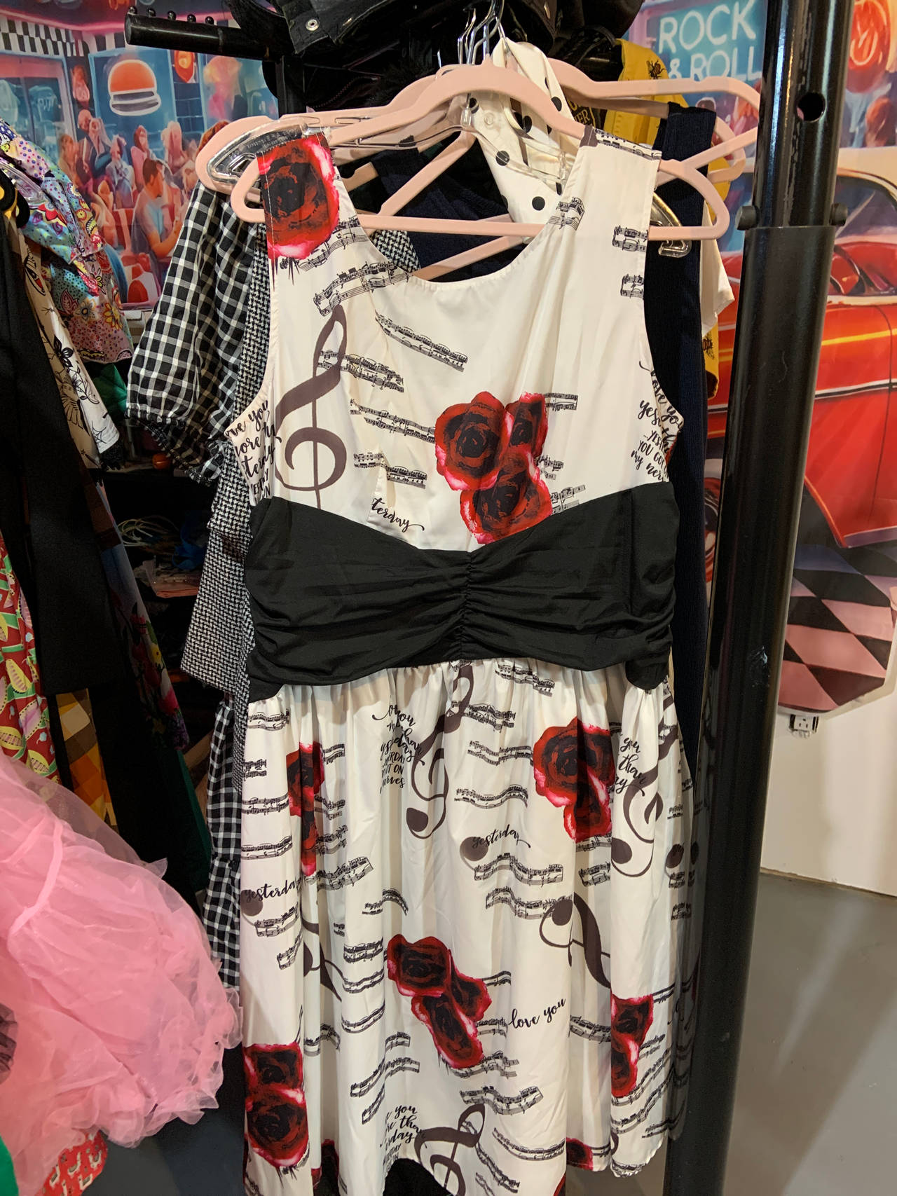 Sleeveless Vintage-Inspired Dress