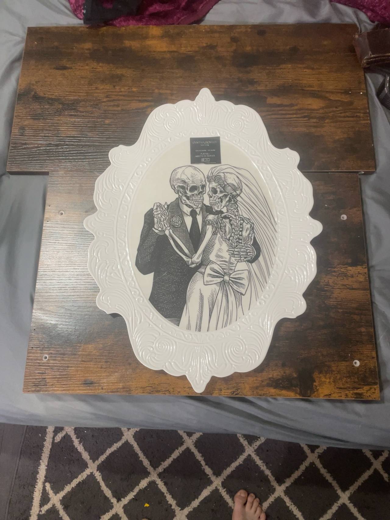 Cynthia rowley skeleton platter