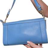 MCM Mini Pouchette Shoulder Bag in Blue Leather - Image 5