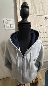Lacoste Sport Men's Full Zip Hoodie Grey - Image 3