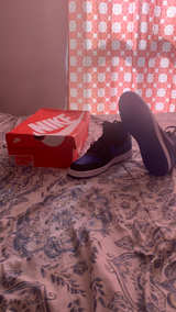 Nike Ebernon Mid Black/Game Royal - Image 3