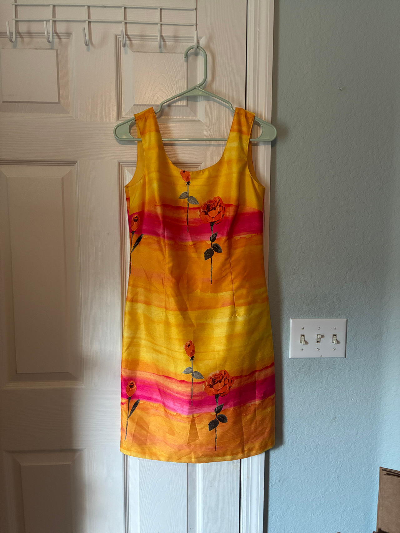 Joseph Ribkoff Sleeveless Floral Print Dress size 6