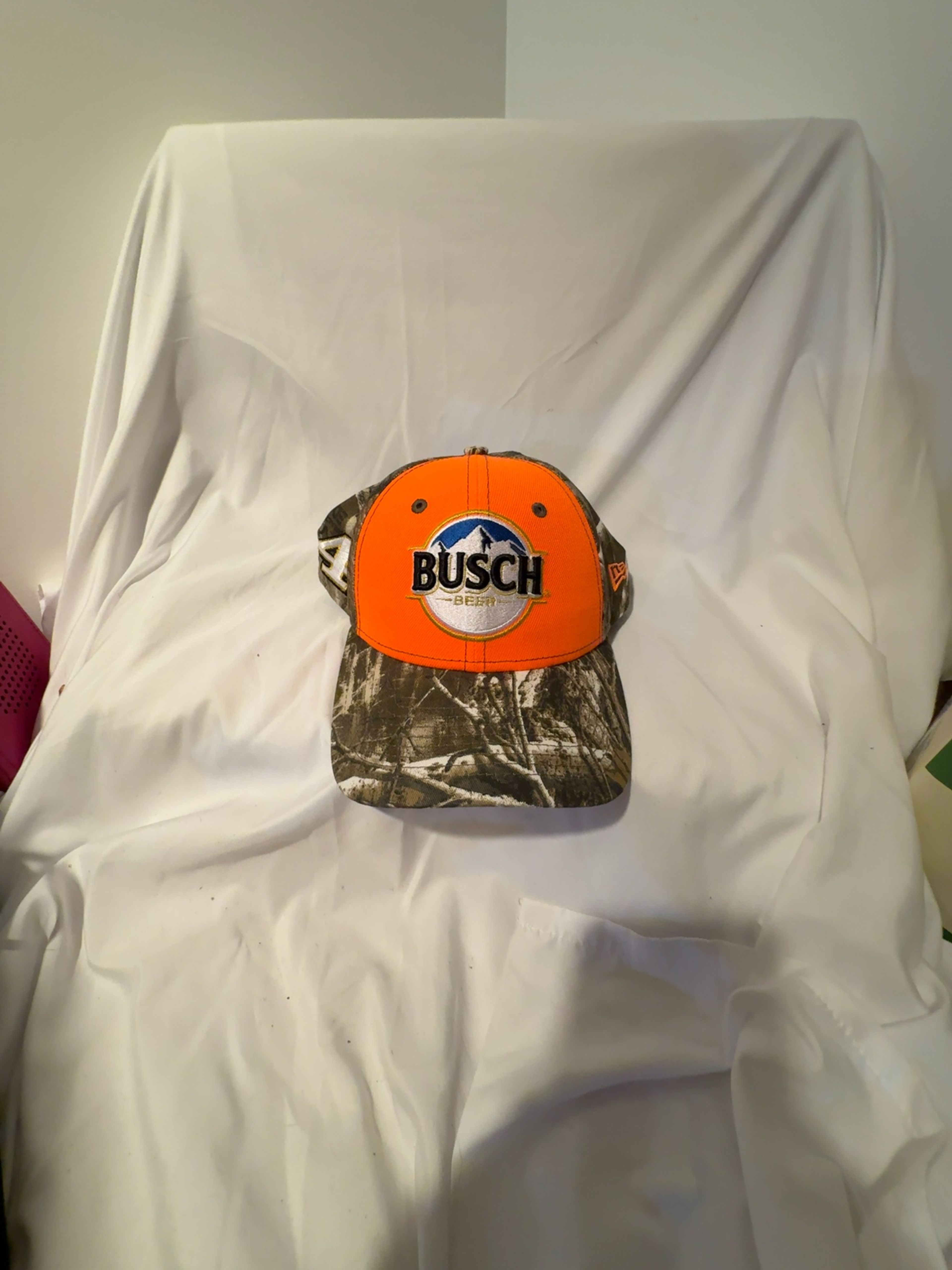 Busch Light Blaze Orange Buck Hunter Camo Hat #4 9Forty