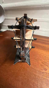 Handmade Wooden Sailing Ship Model - Image 3