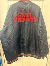 Men’s Vintage State Property Bomber Jacket 4XL - Image 1