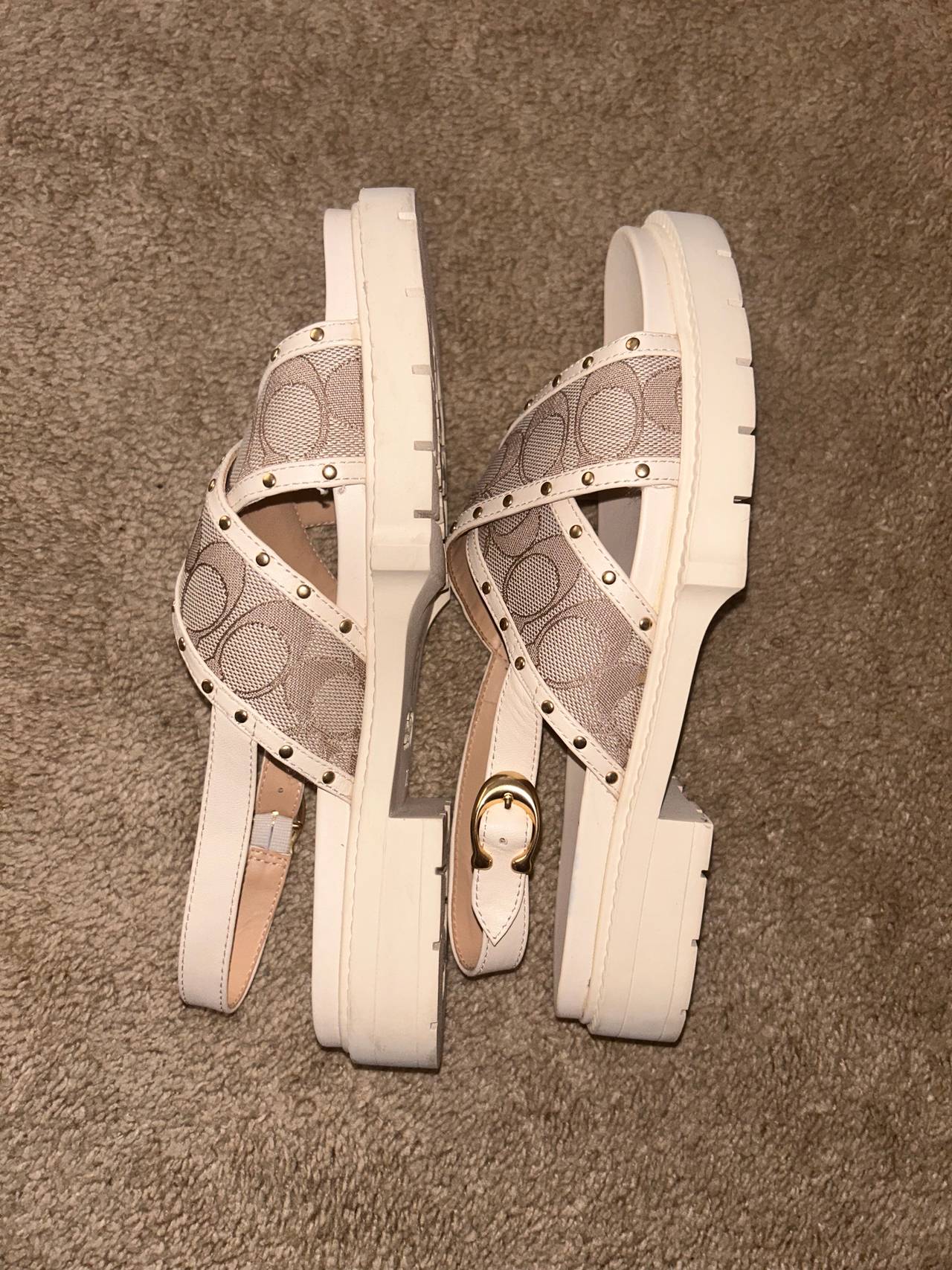 Coach Palmer Sandal Beige