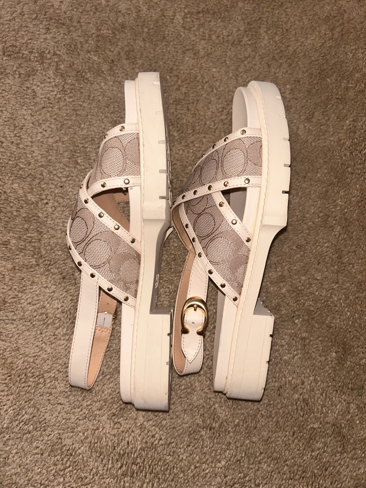 Coach Palmer Sandal Beige