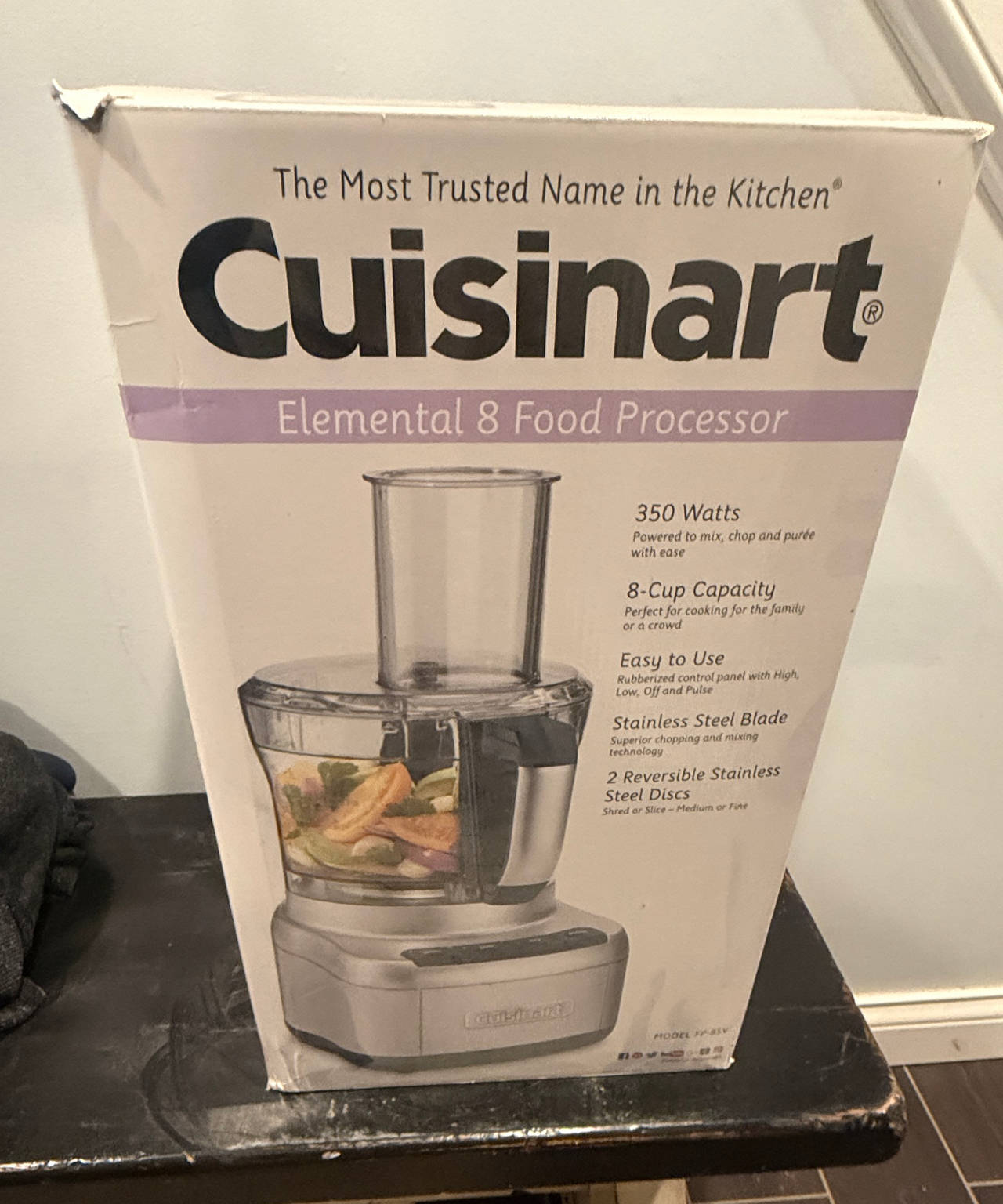 Cuisinart Elemental 8-Cup Food Processor FP-8SV