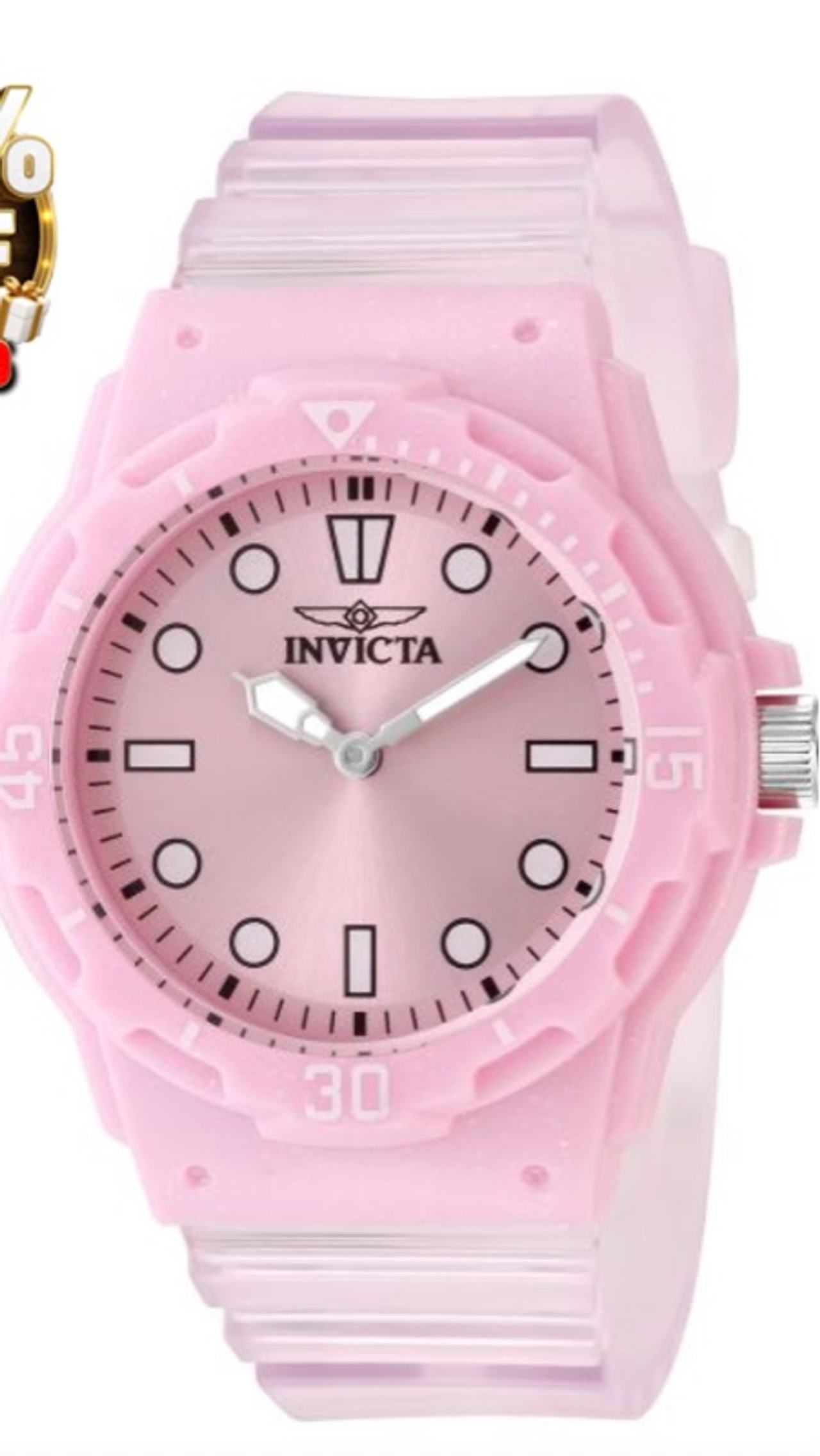 Invicta Celestial Women's Watch Transparent Pink 35mm