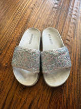 Steve Madden Glitter Slide Sandals - Image 1