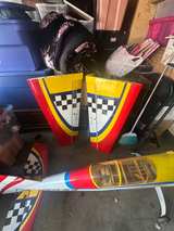 Large Scale RC motor Airplane Yak 54 
With control and wings and covers. 
6 ft  - Image 2