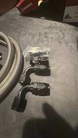 Universal Oil Catch Can Kit with Breather Filter and Braided Hose - Image 4