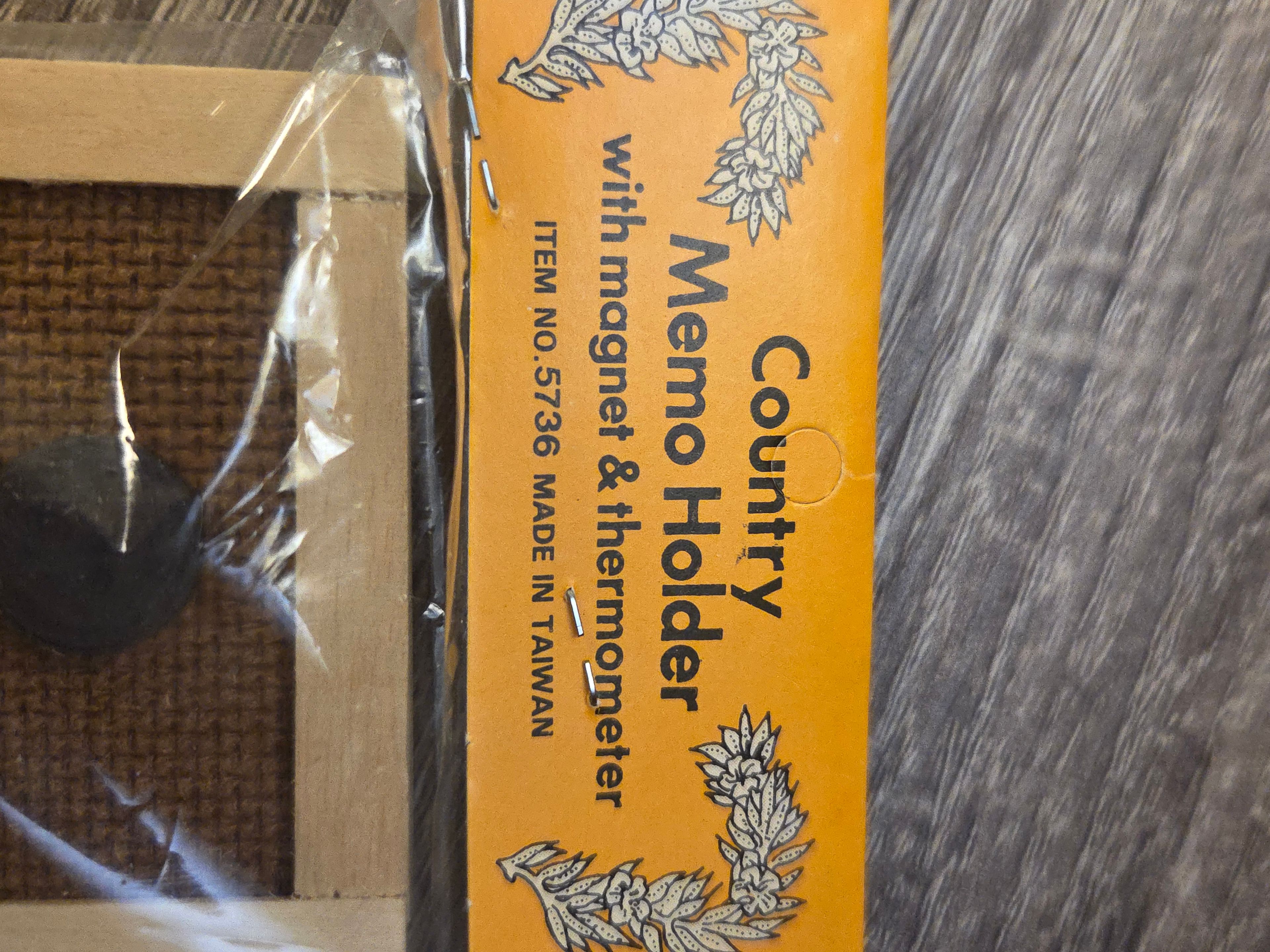 Vintage Country Goose Memo Holder