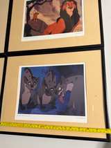 Set of 4 Disney The Lion King Framed Prints Simba Scar Timon Pumbaa Hyenas Wall - Image 4
