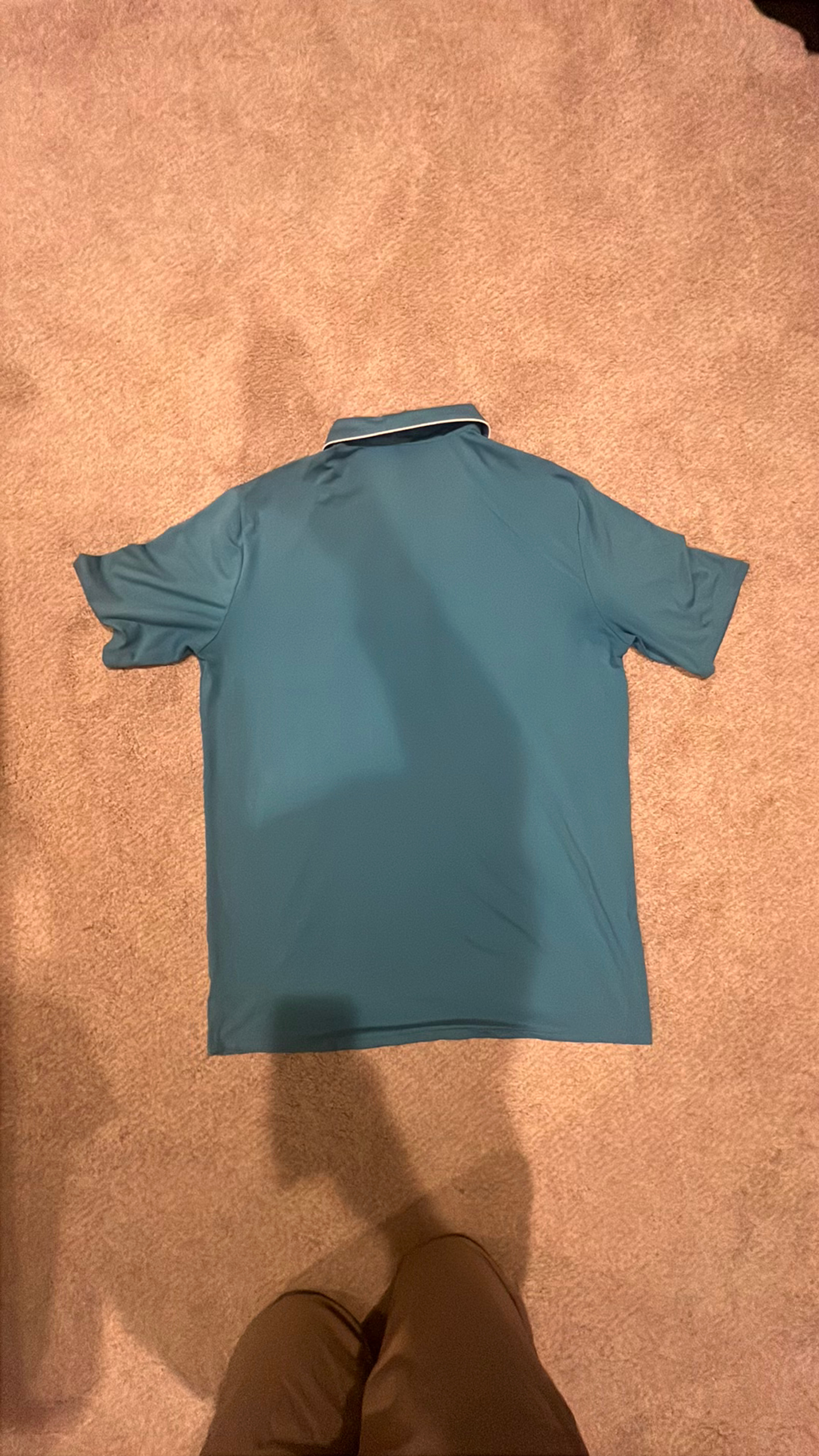 Nation Golf Co. T.K. Pique Golf Polo Blue - Image 3