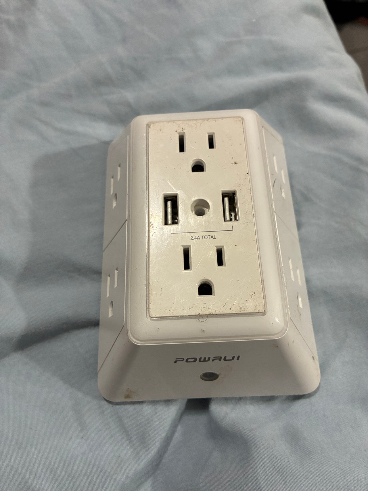 POWRUI Surge Protector Wall Outlet Extender
