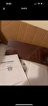 River of Goods 52" LED Crystal Ceiling Fan Silver  
(3) Total / $130 Each - Image 5