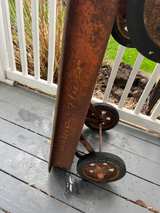 Vintage Radio Flyer Steel Wagon rare hub cutouts 70’s - Image 4