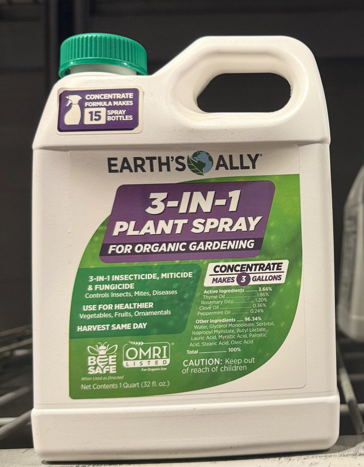 Earth's Ally 3-in-1 Plant Spray