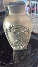 Seagull Pewter Chrysanthemum Vase - Image 2