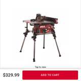 Unopened SKIL 10 Inch Worm Drive Table Saw with Integrated Stand - Image 1