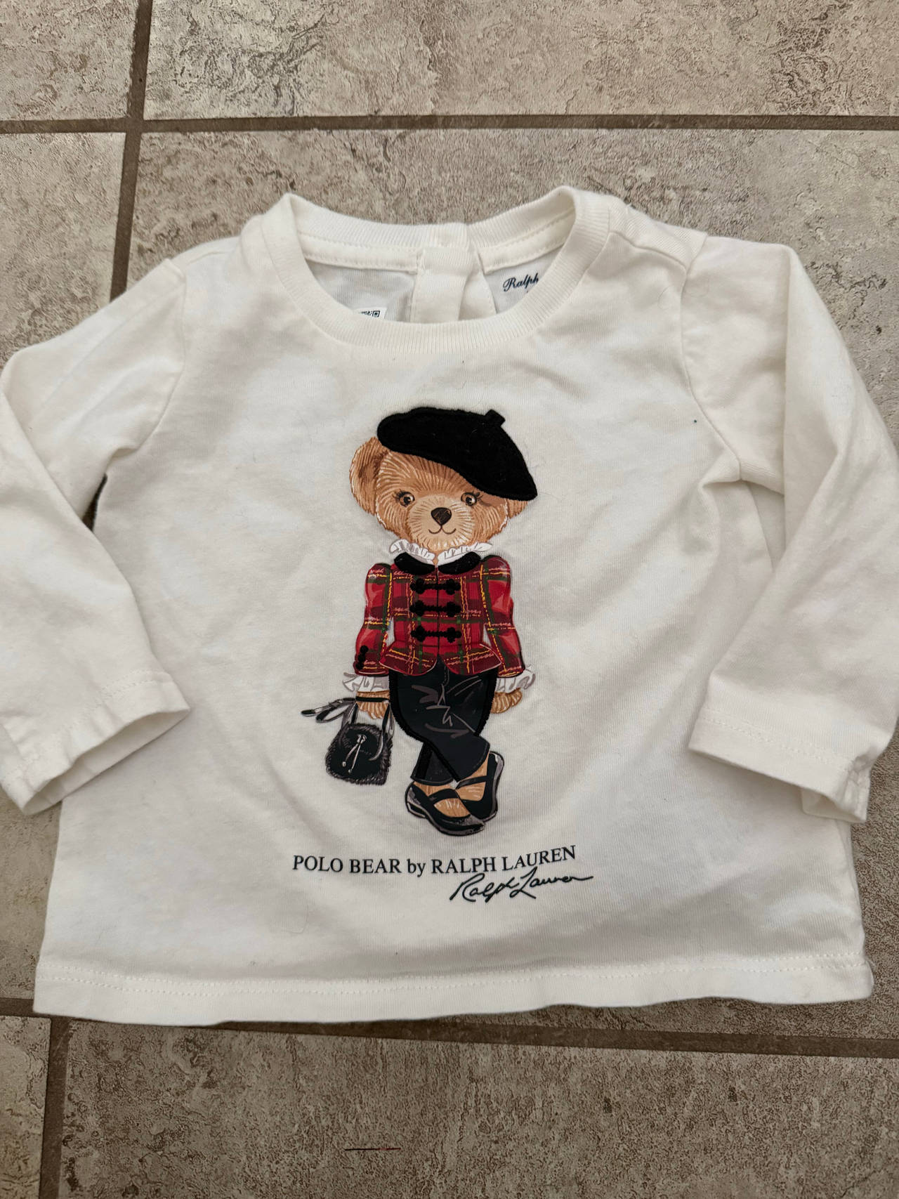 Ralph Lauren Kids Polo Bear Long Sleeve T-Shirt