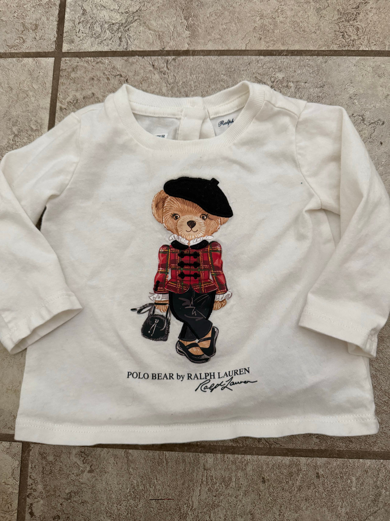 Ralph Lauren Kids Polo Bear Long Sleeve T-Shirt