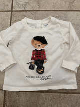 Ralph Lauren Kids Polo Bear Long Sleeve T-Shirt - Image 1