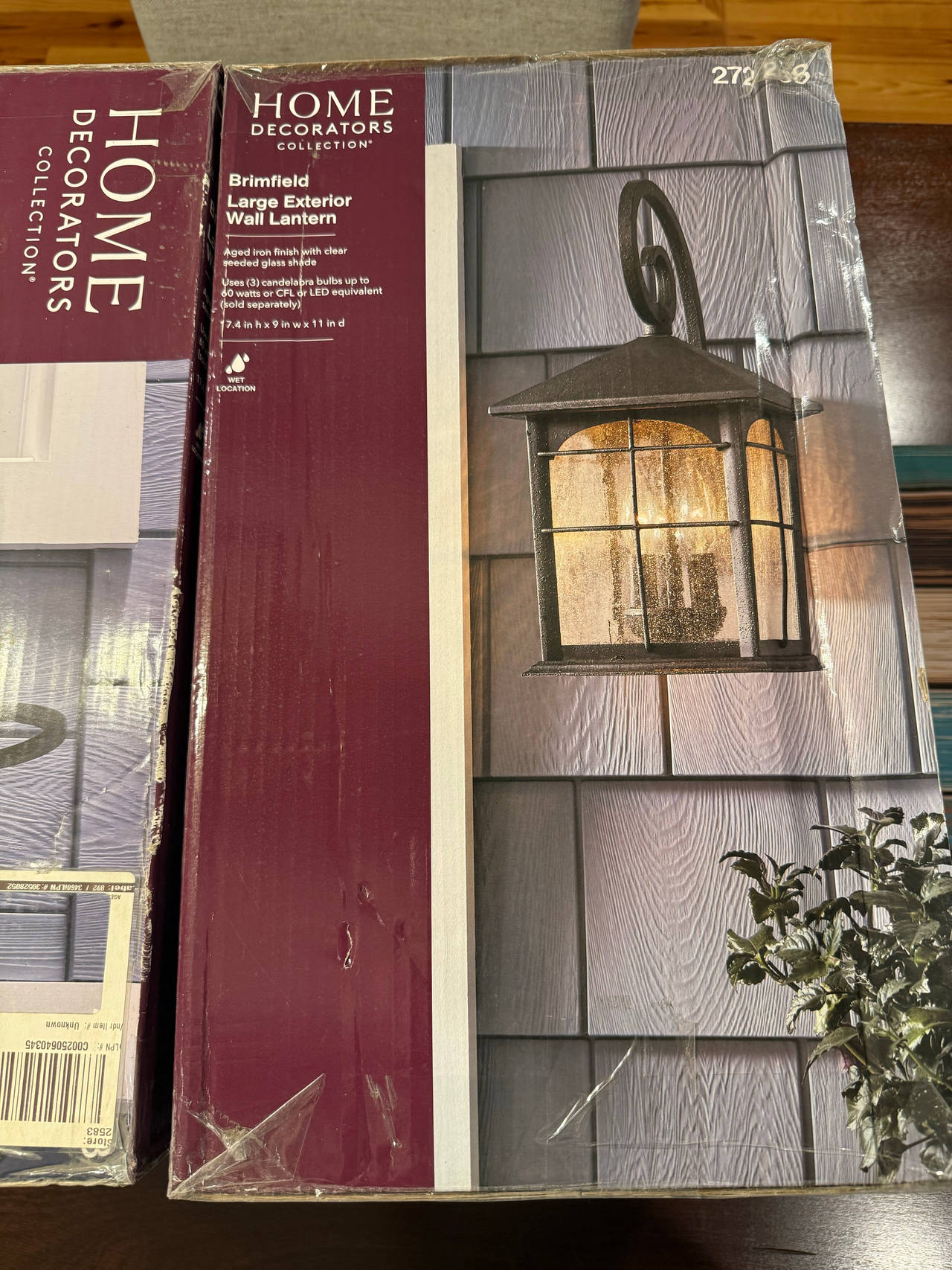 Home Decorators Collection Brimfield Large Exterior Wall Lantern
