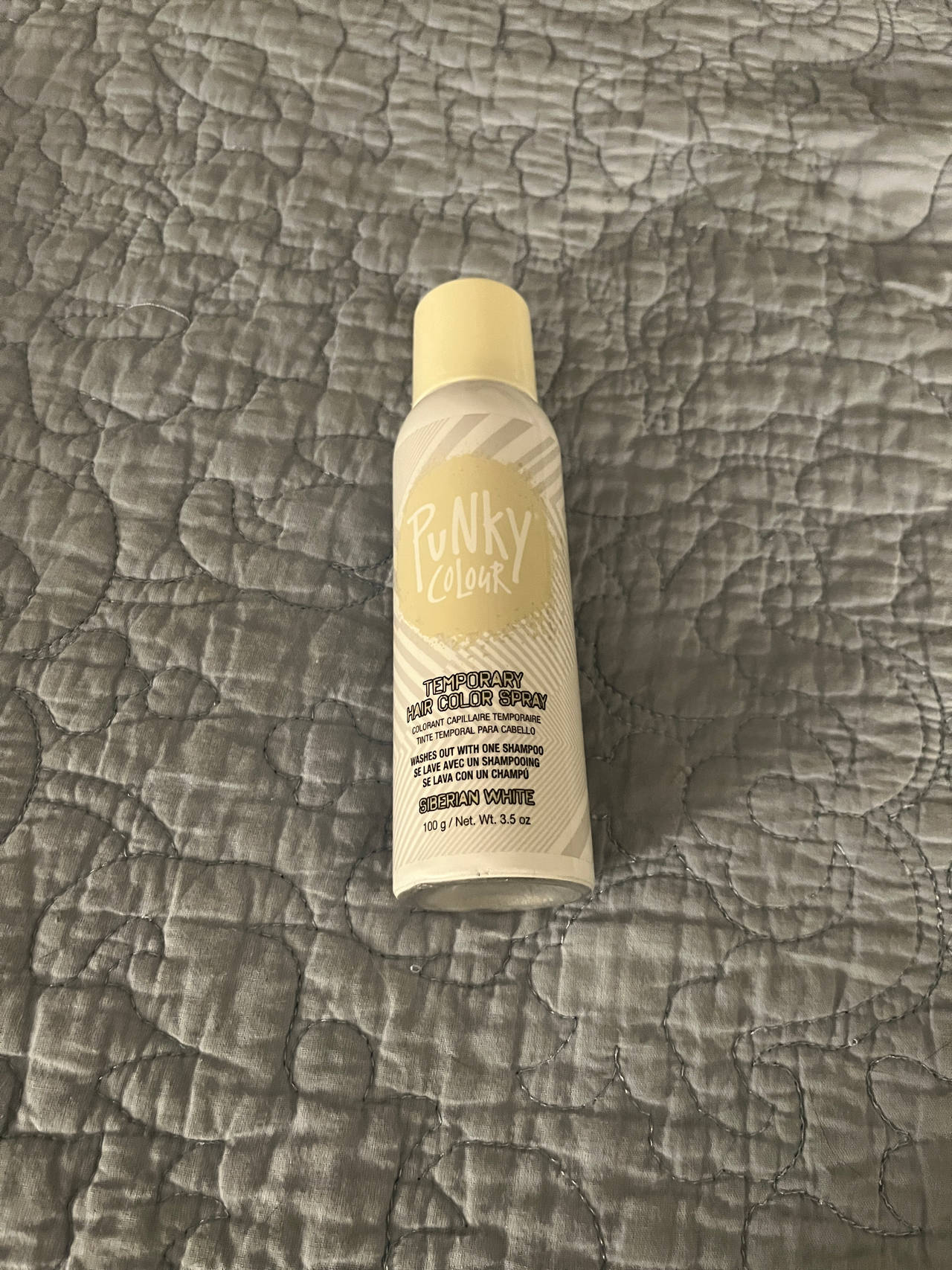 Punky Colour Temporary Hair Color Spray Siberian White
